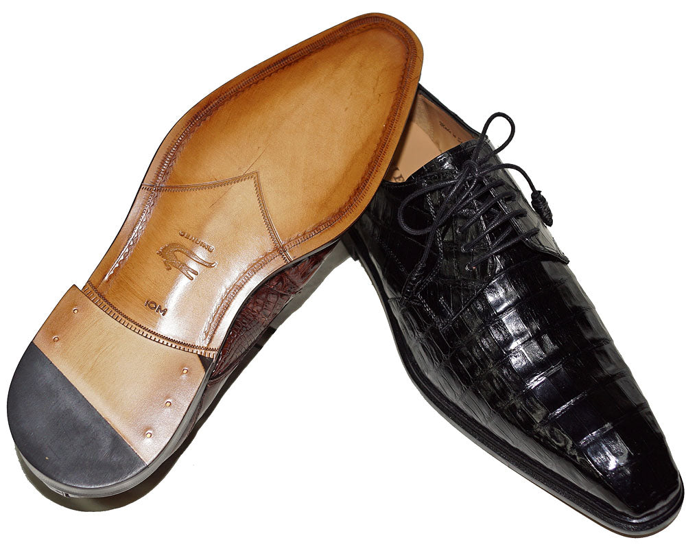 Mezlan Crocodile Lace-Up Shoes # 50240