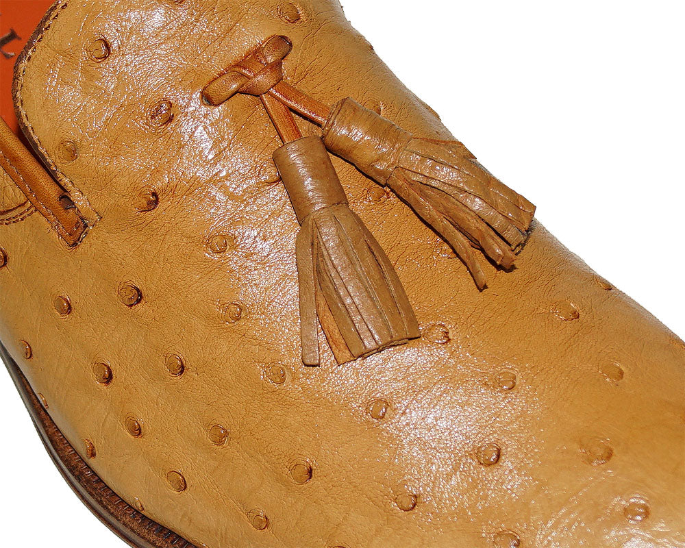 Mezlan Ostrich Slip-On Shoes # 50153