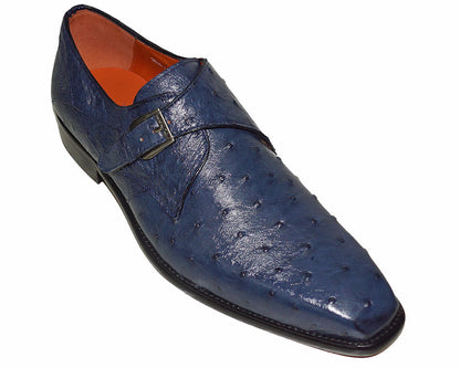 Mezlan Buckle Ostrich Shoes # 50158