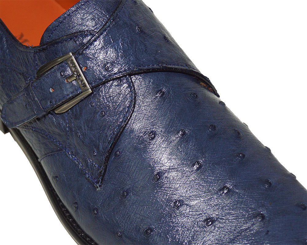 Mezlan Buckle Ostrich Shoes # 50158