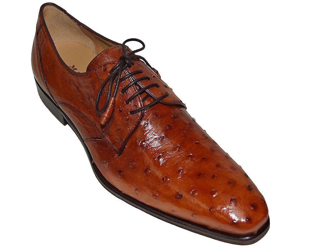 Mezlan Ostrich Lace-Up Shoes # 50246