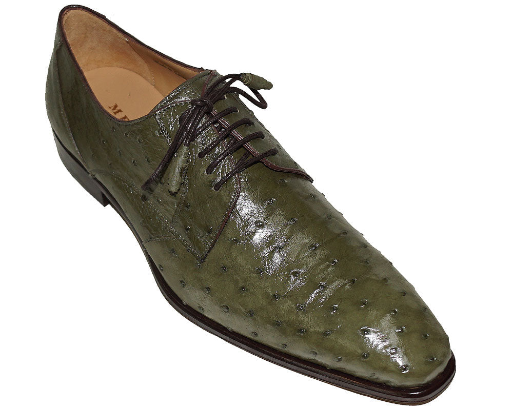 Mezlan Ostrich Lace-Up Shoes # 50246