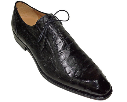 Mezlan Lace-Up Ostrich Shoes # 50351
