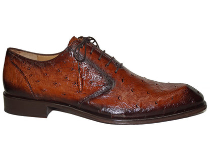 Mezlan Lace-Up Ostrich Shoes # 50351