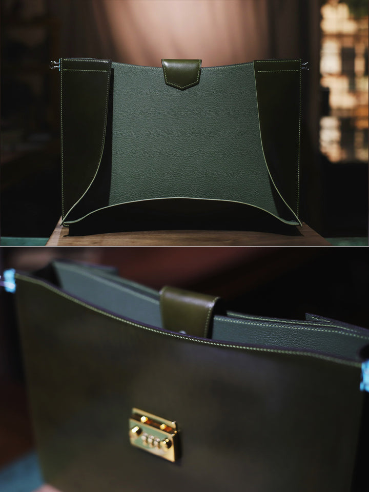 Shell Cordovan Briefcase