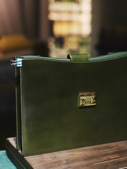 Shell Cordovan Briefcase