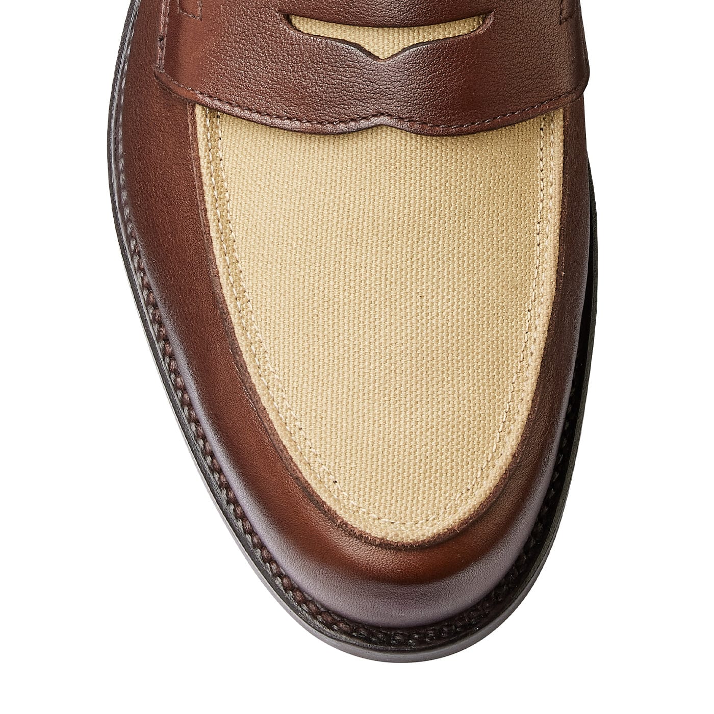 Richmond 2 Walnut Milled Calf & Stone Canvas