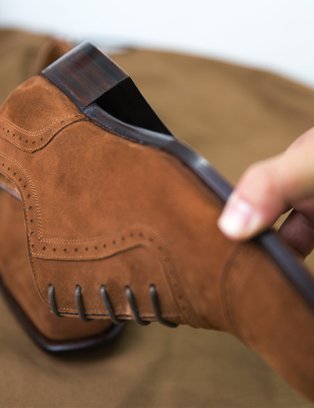 Snuff Suede Adelaide Oxford