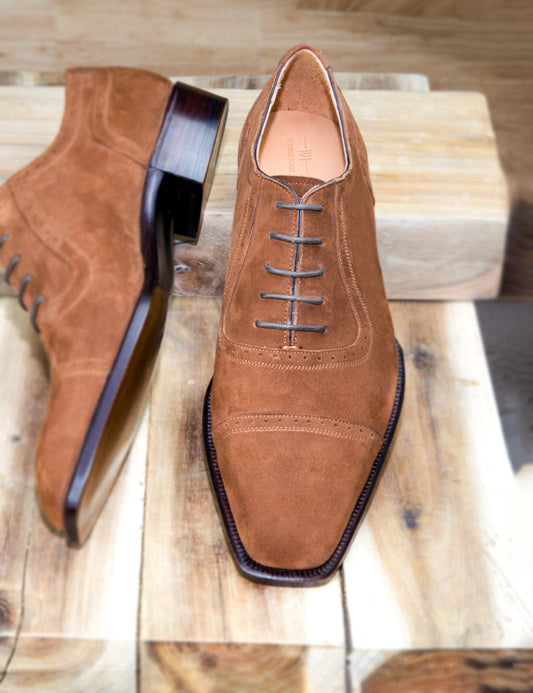 Snuff Suede Adelaide Oxford