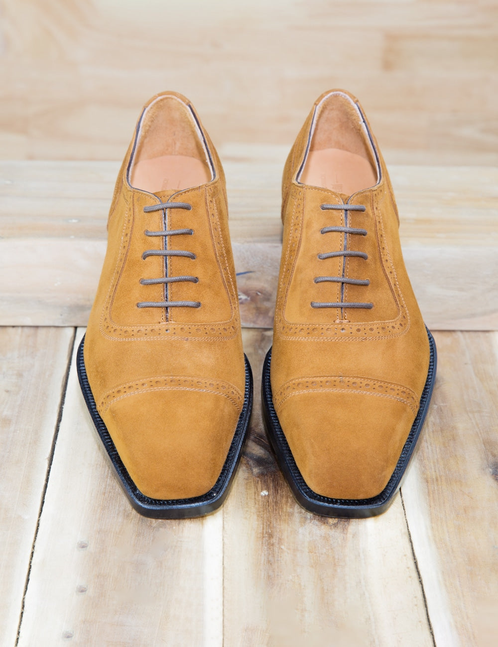 Tobacco Suede Adelaide Oxford