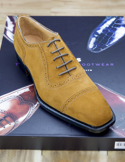 Tobacco Suede Adelaide Oxford