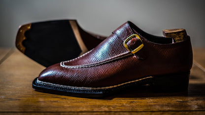 Darkbrown Horween Pioneer Vintage Single Monkstrap