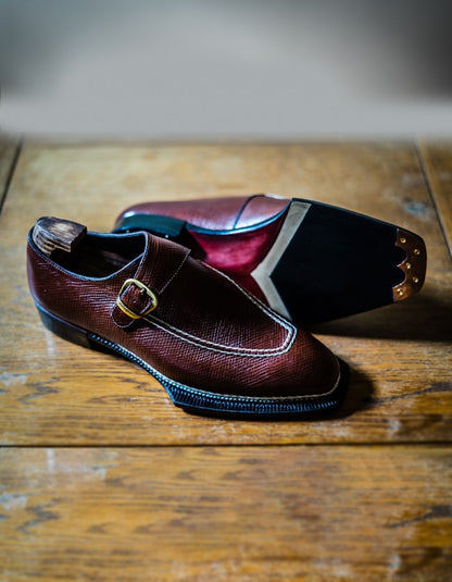 Darkbrown Horween Pioneer Vintage Single Monkstrap