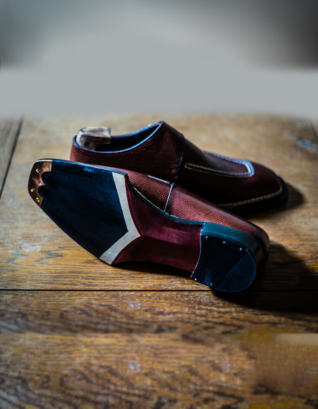 Darkbrown Horween Pioneer Vintage Single Monkstrap