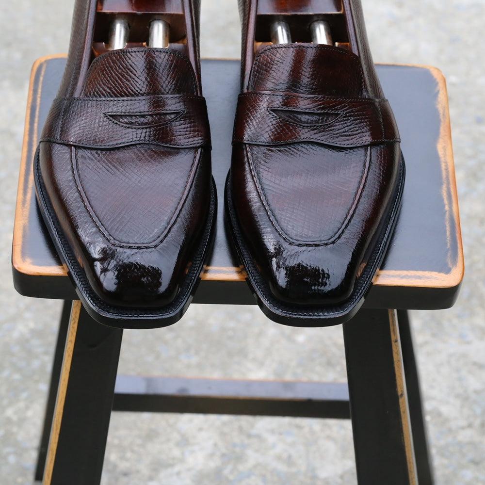 Dark Brown Full Strap Penny Loafer