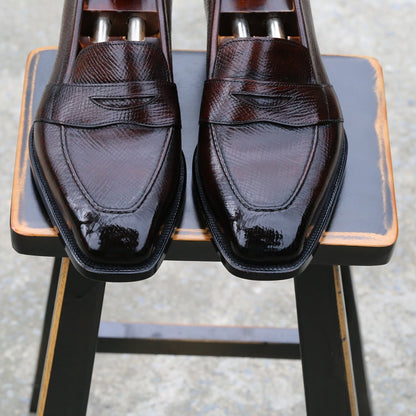 Dark Brown Full Strap Penny Loafer