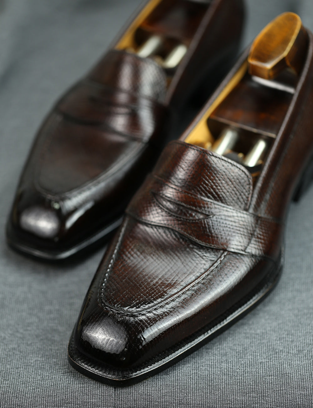 Dark Brown Full Strap Penny Loafer