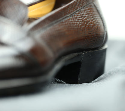 Dark Brown Full Strap Penny Loafer