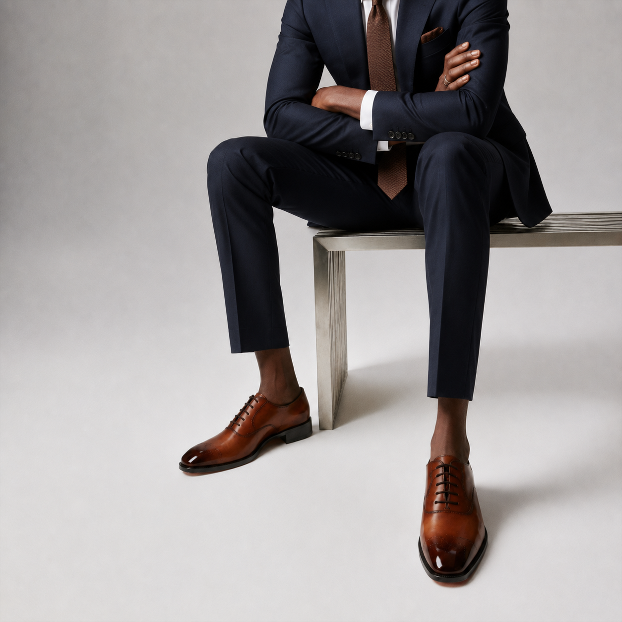 Brown Oxford Shoes for Men – Premium Leather Dress Shoes