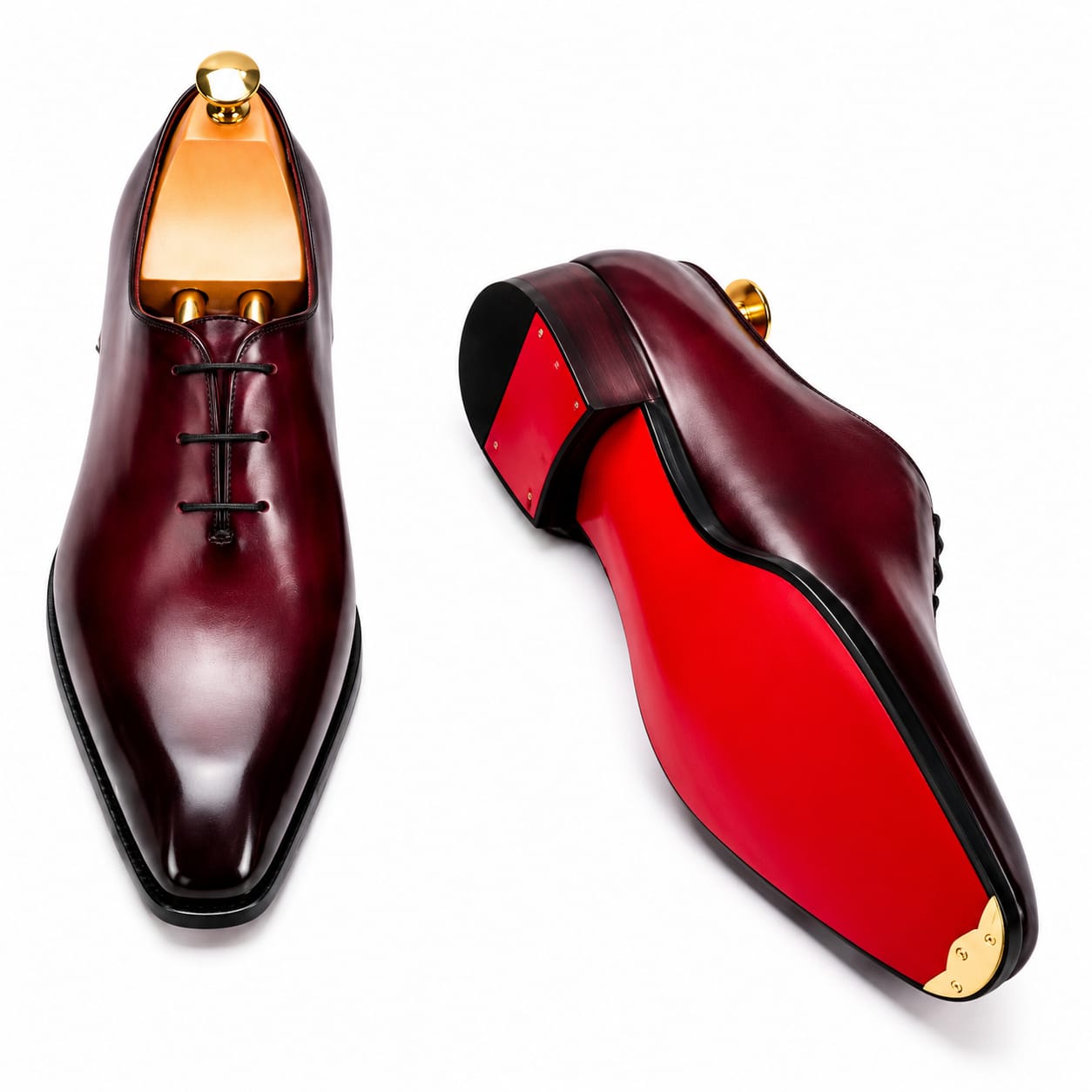 Men’s Cream Leather-Style Buckle Loafers | Premium Formal Slip-On Dress Shoes