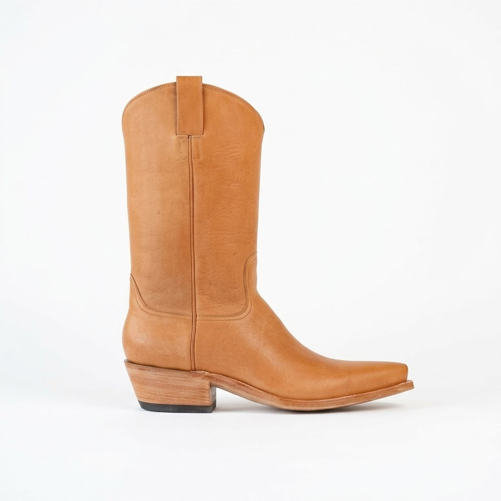 Handmade Pure Leather Western Cowboy Boots For Men