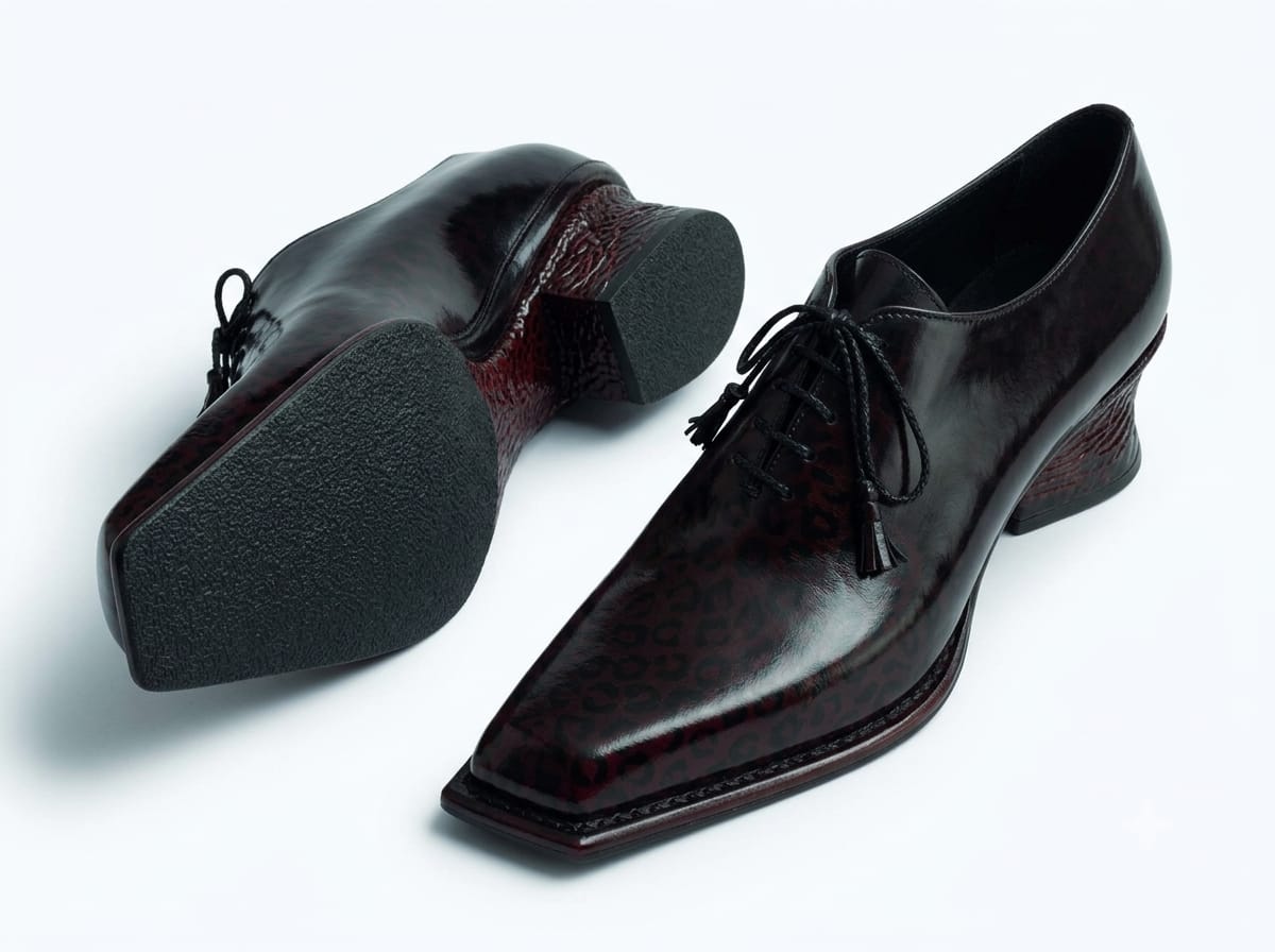 The Obsidian Vanguard Oxblood Oxford Shoes