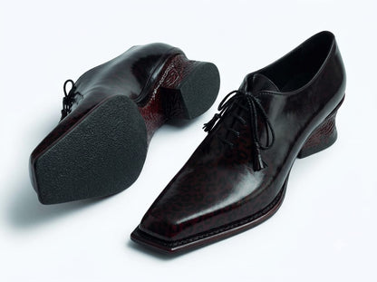 The Obsidian Vanguard Oxblood Oxford Shoes