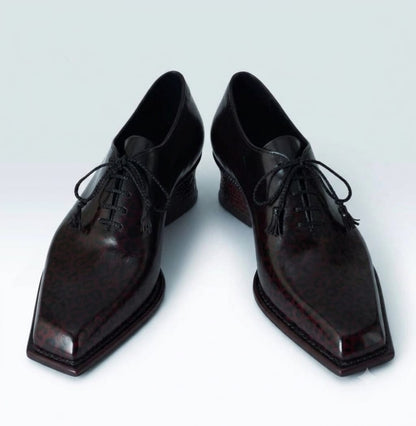 The Obsidian Vanguard Oxblood Oxford Shoes