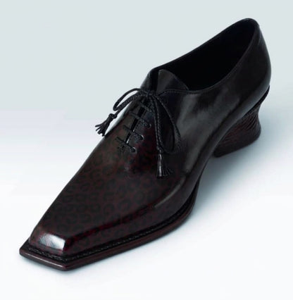 The Obsidian Vanguard Oxblood Oxford Shoes